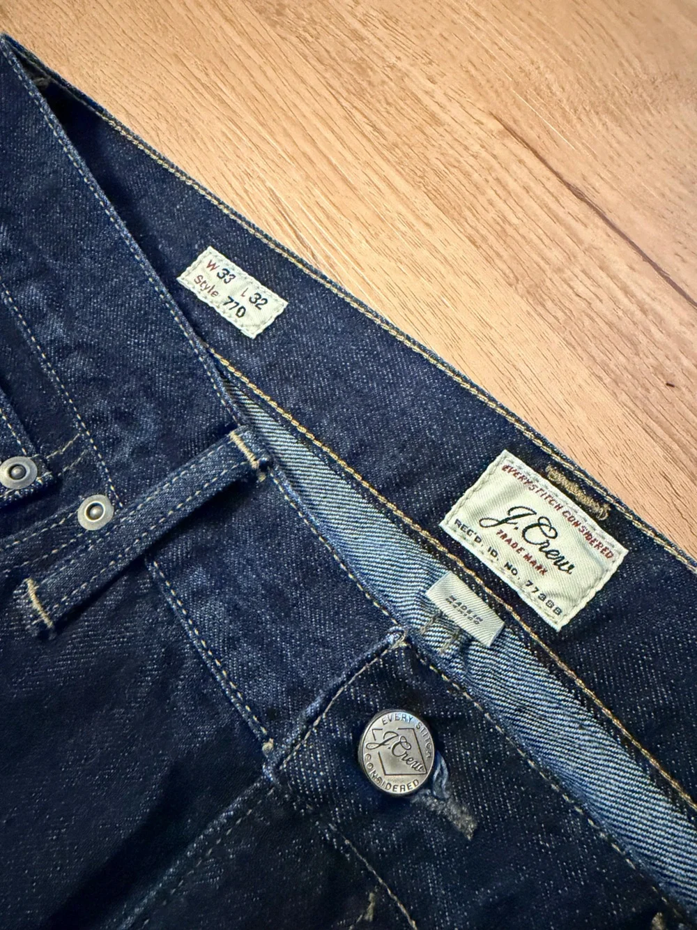 J. Crew 770 Straight Fit Jeans Size 33x32